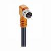 Kabel 2m PVC s úhlovým konektorem M8-4piny, pro snímač, bez indikace stavu