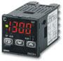 digitální regulátor teploty, napájení 100-240 VAC, vstup univerzální  Pt100,JPt100,K,J,L,T,U,N,R, výstup napěťový (12V/21mA pro ovládání SSR), 1 alarm, montáž do panelu 48x48, náhrada za E5CS-Q1PX-523,E5CS-Q1KJX-522