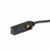 Plochý indukční snímač 25x8x5,5 mm, dosah snímače Sn=1,5mm, NPN-NO spínací, napájení 12-24VDC, kabel 2m, LED indikátor